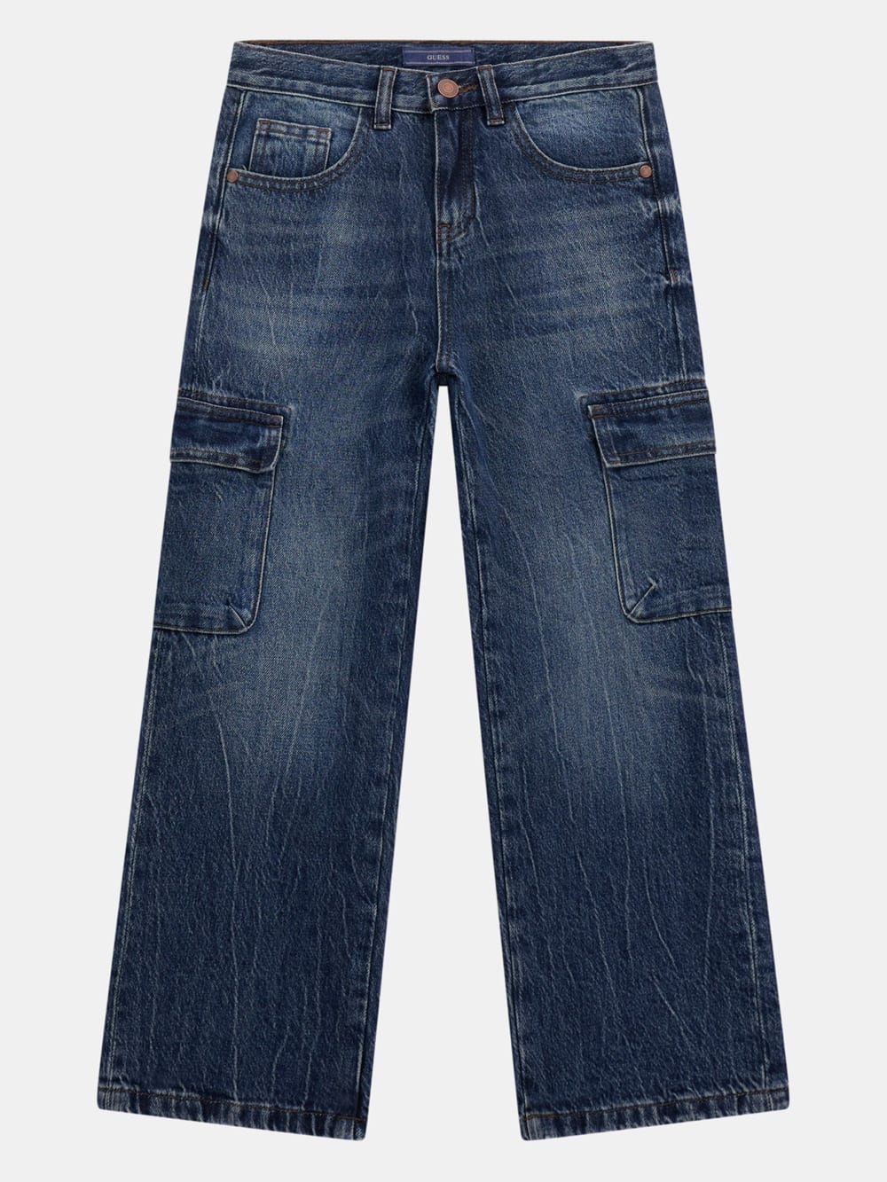 Wide-leg cargo jeans - Guess