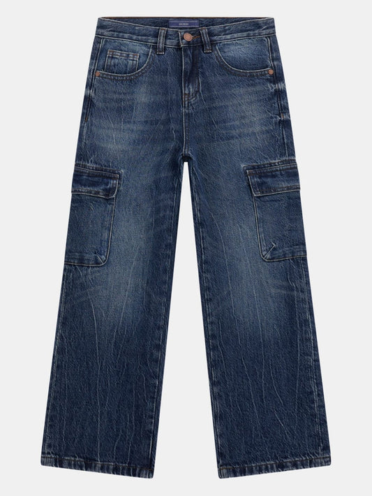 Wide-leg cargo jeans - Guess