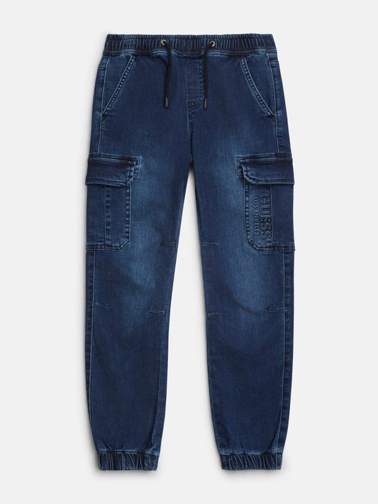 Eco Cargo Denim Joggers (7-16) - Guess