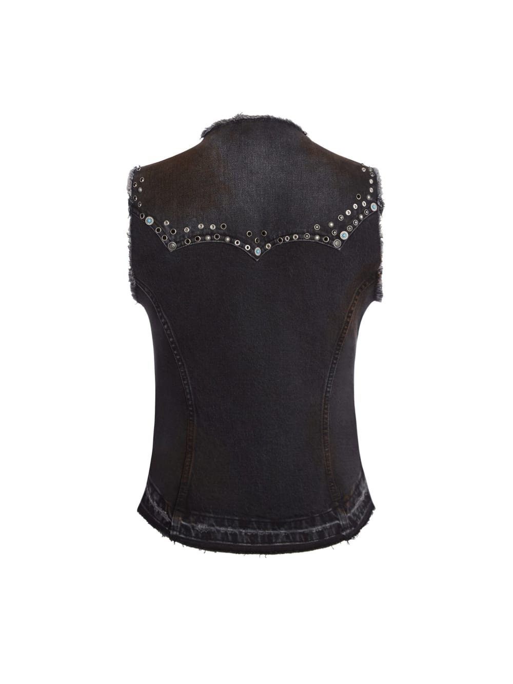 western denim vest - Guess