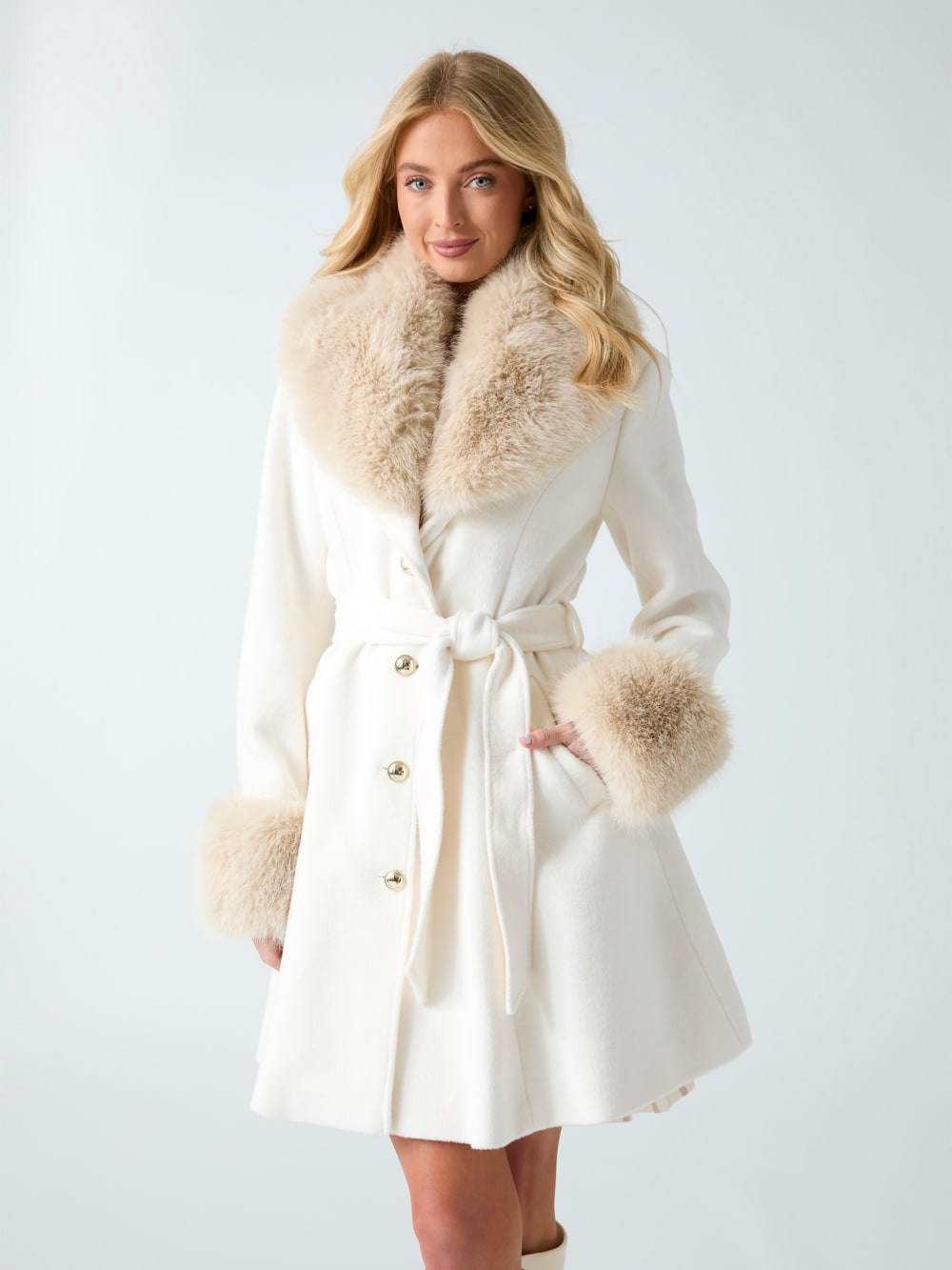 Wool blend coat - Guess