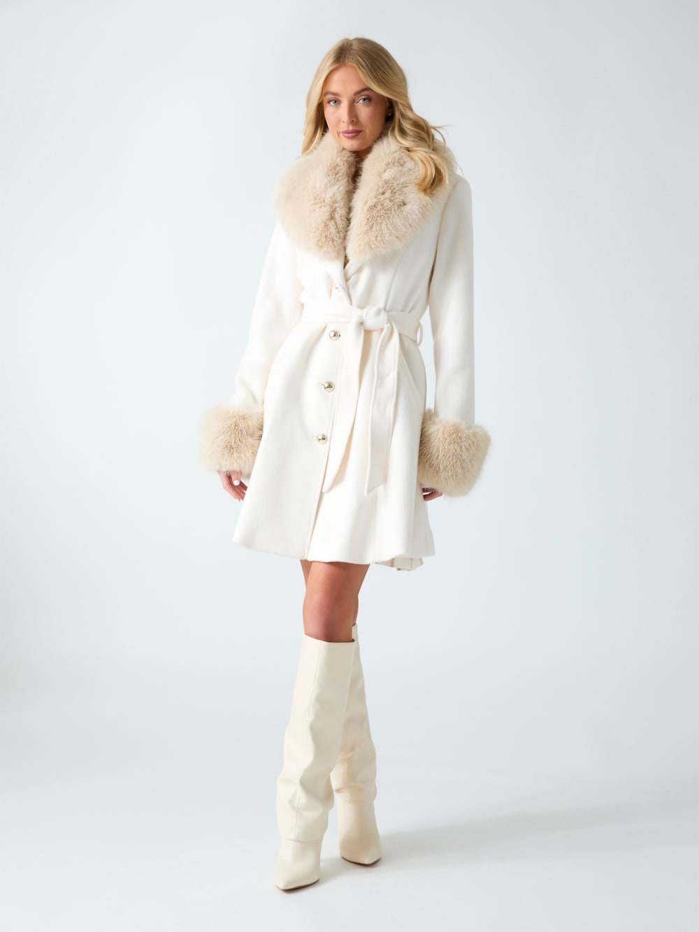 Wool blend coat - Guess