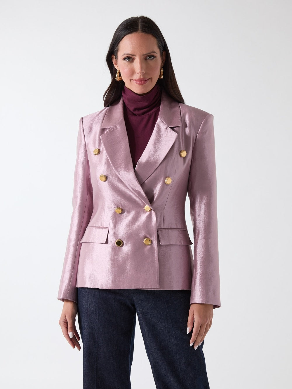 Eco Milla Double-Breasted Blazer - Guess