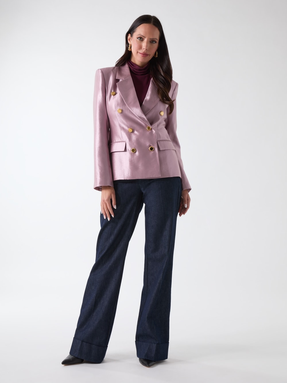 Eco Milla Double-Breasted Blazer - Guess