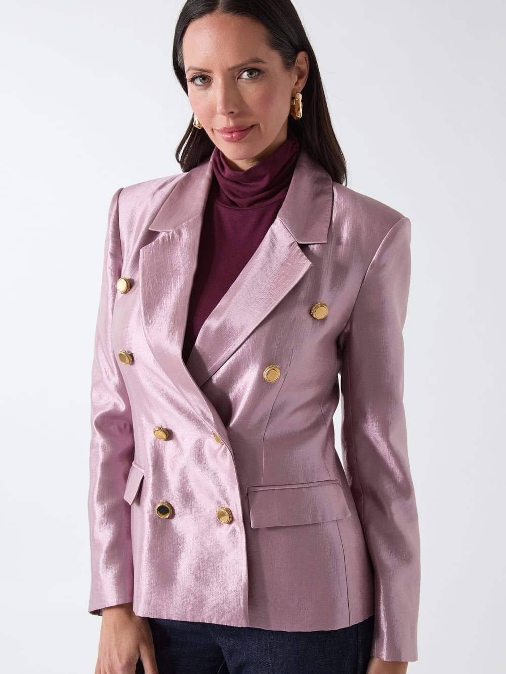 Eco Milla Double-Breasted Blazer - Guess