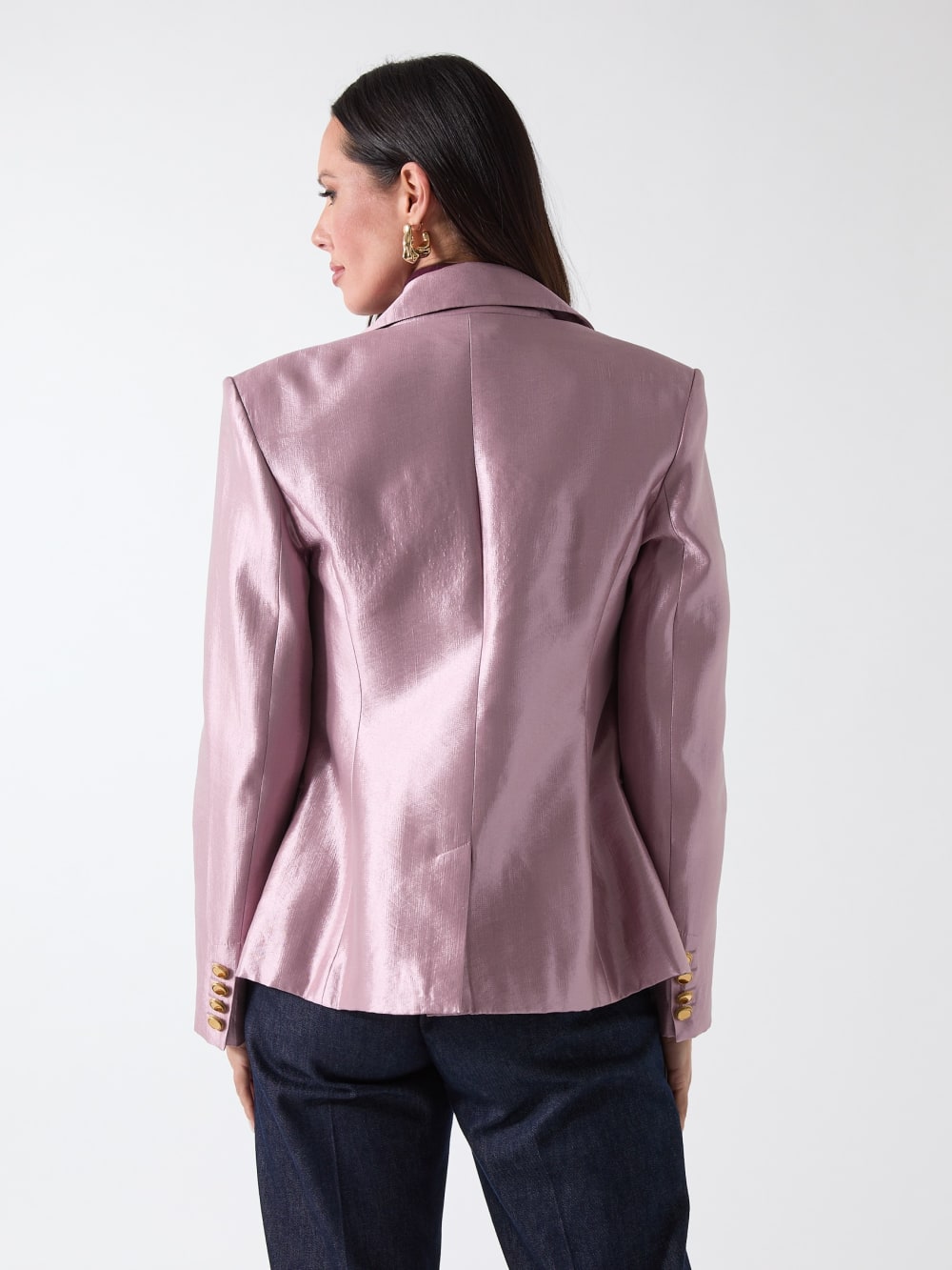 Eco Milla Double-Breasted Blazer - Guess