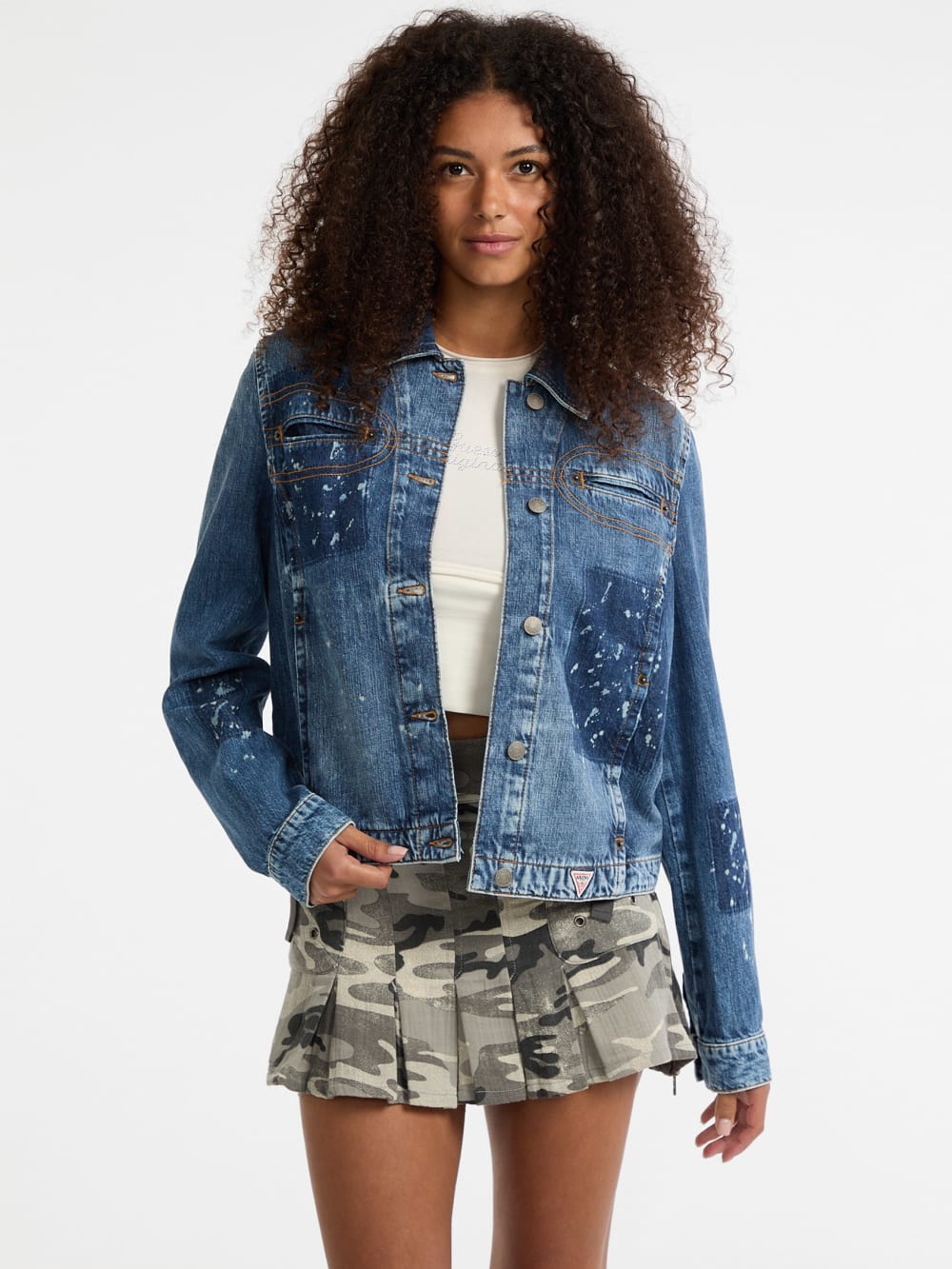 GUESS Originals Harrington Denim Jacket - Guess