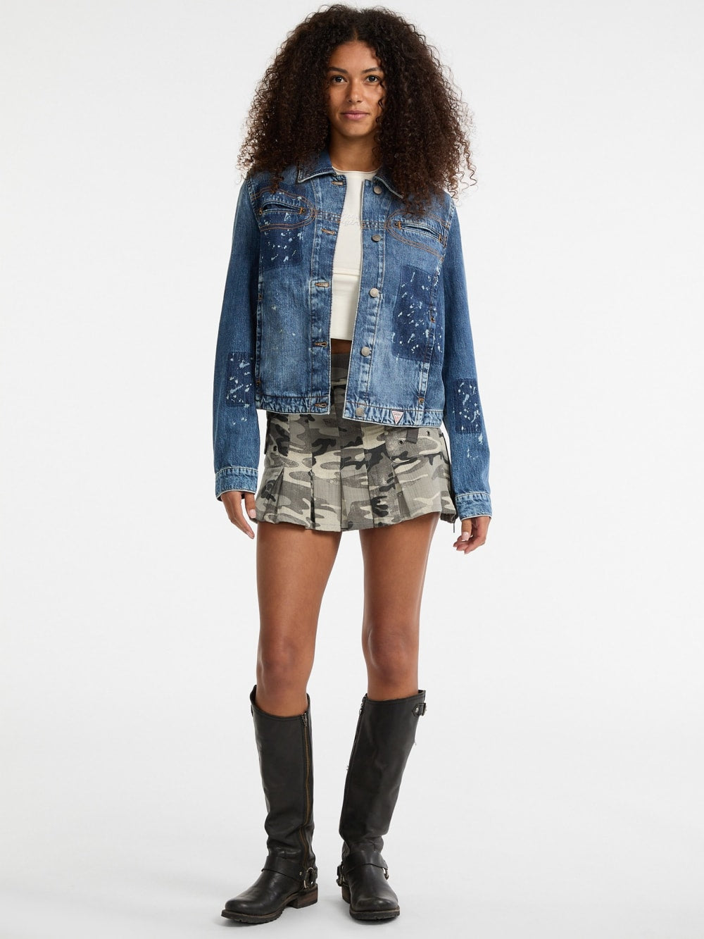 GUESS Originals Harrington Denim Jacket - Guess