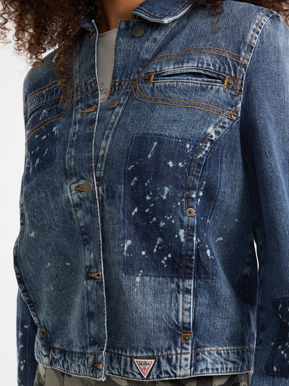 GUESS Originals Harrington Denim Jacket - Guess