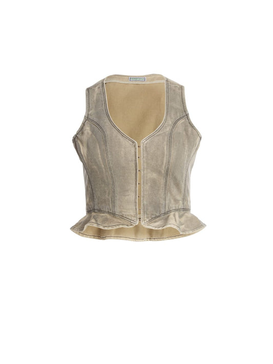 hook denim vest - Guess