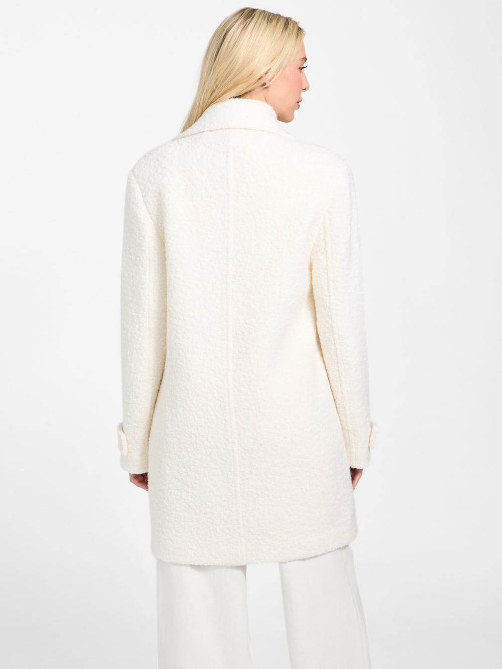 Eco Leona Wool-Blend Peacoat - Guess