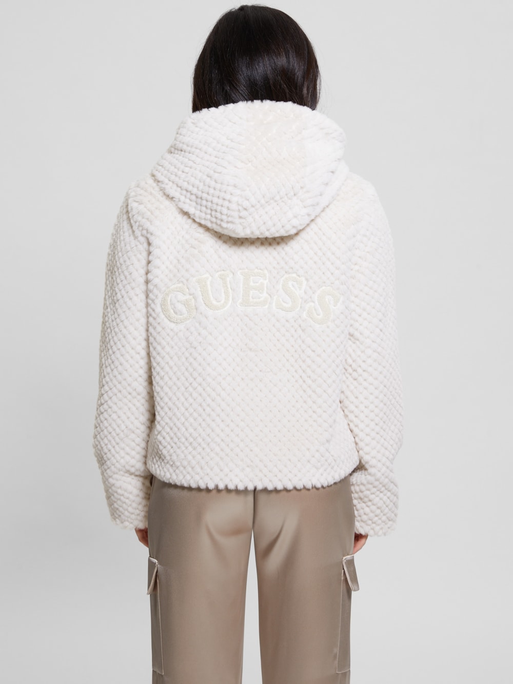Theoline Faux-Fur Hooded Jacket - Guess