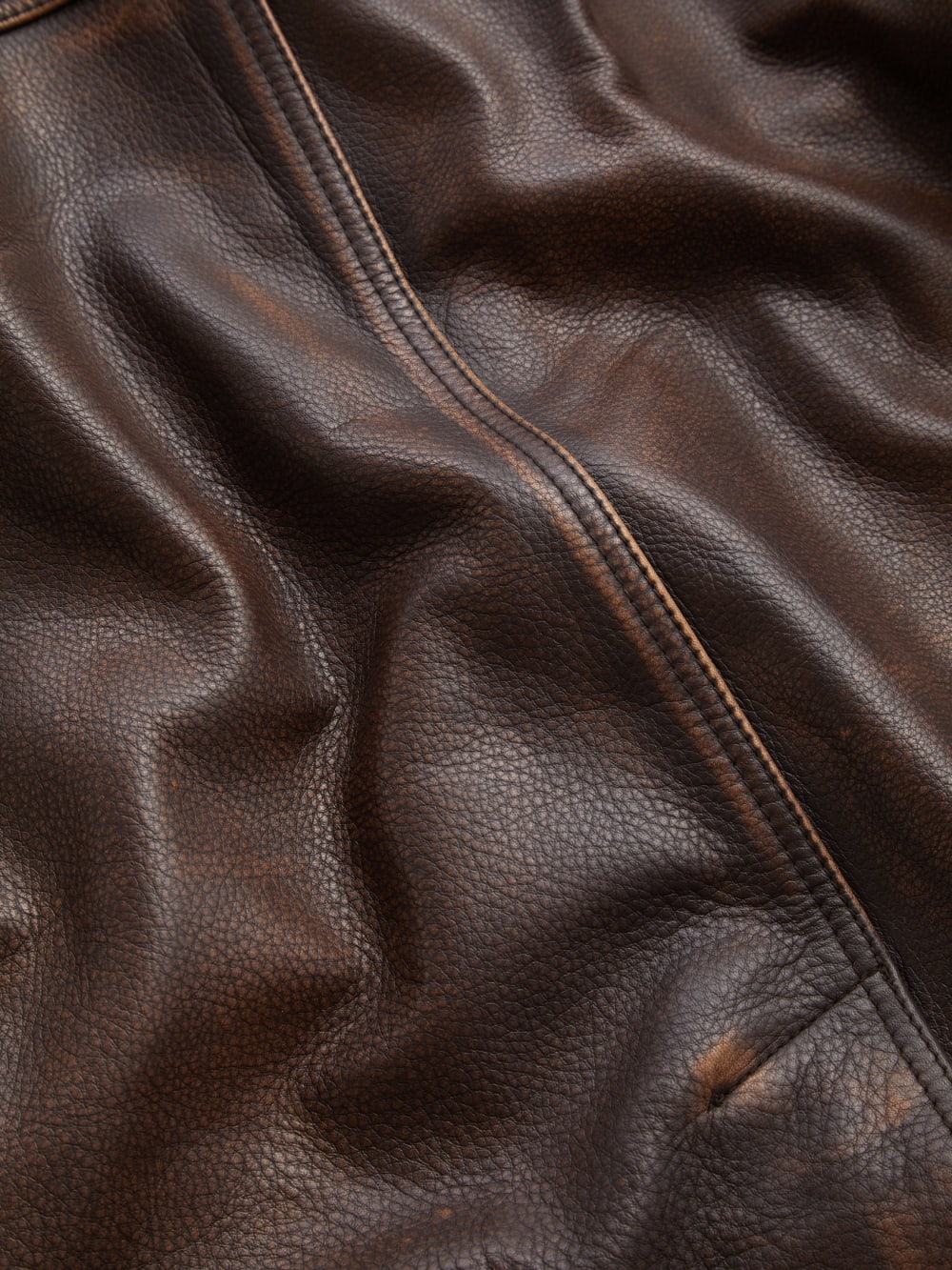 vintage leather jacket - Guess