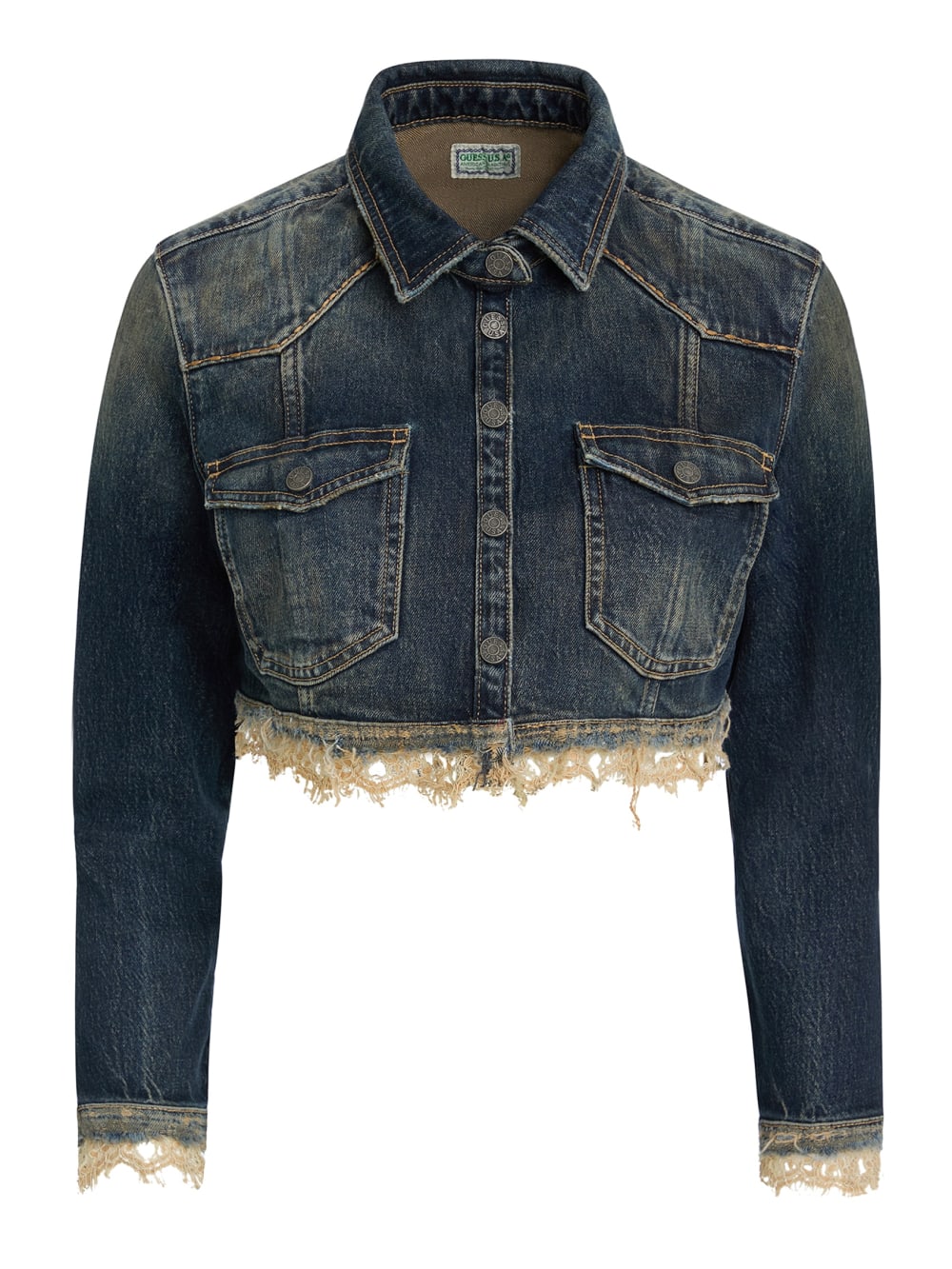 cropped denim jacket - Guess