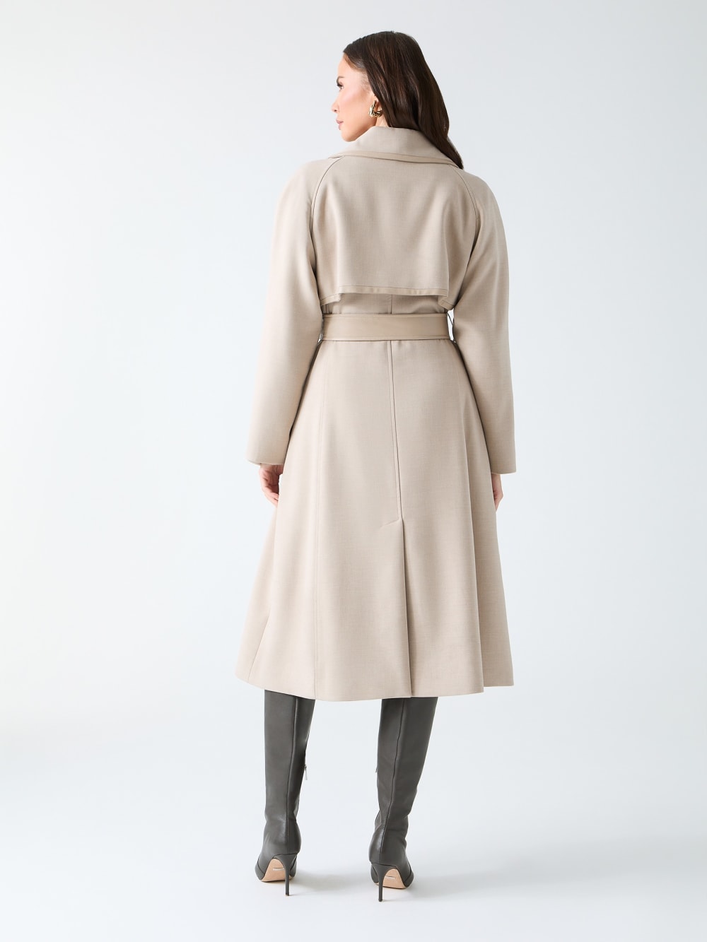 Natalie Longline Trench Coat - Guess