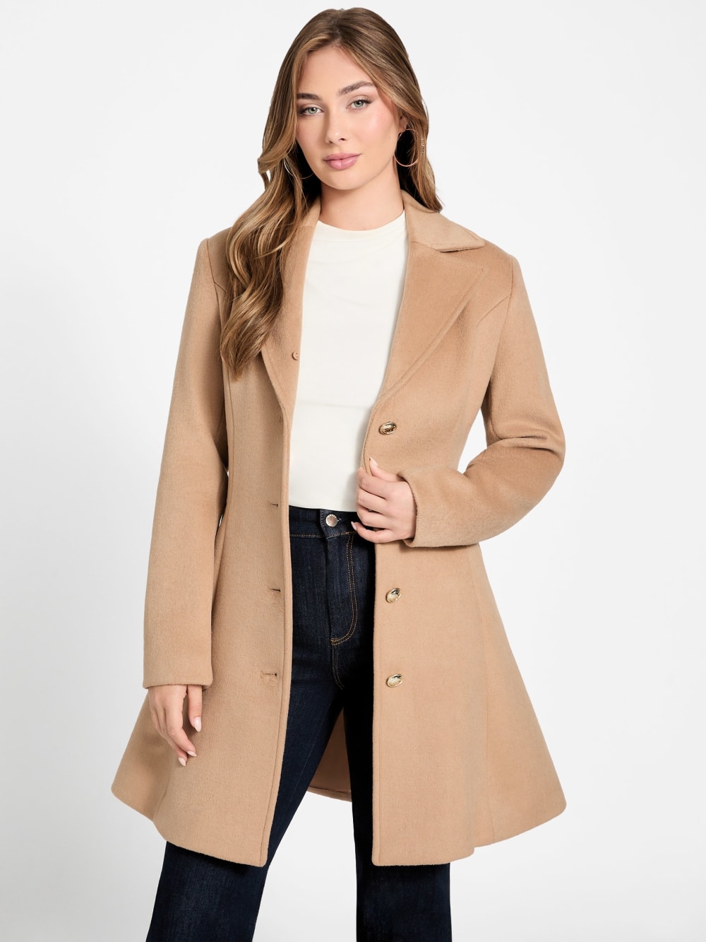 Eve Belted Coat - Guess