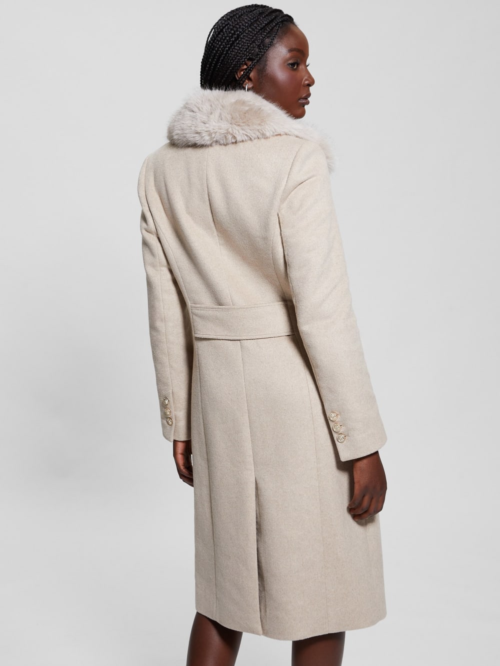 Eco Nancy Wool-Blend Coat - Guess