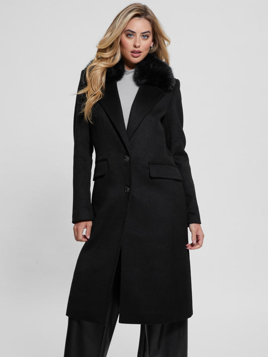 Eco Nancy Wool-Blend Coat - Guess