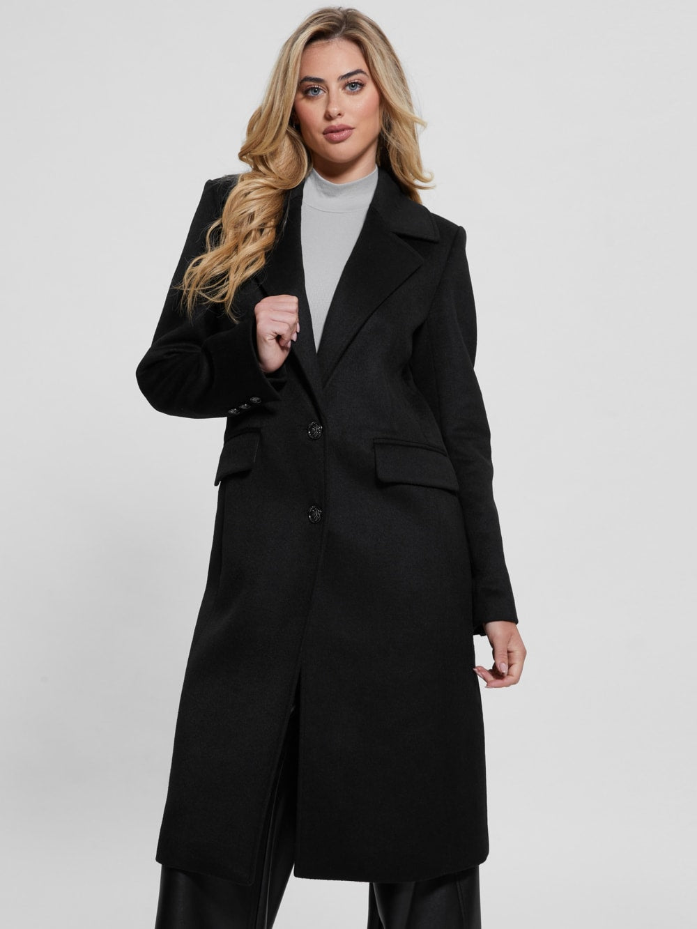 Eco Nancy Wool-Blend Coat - Guess