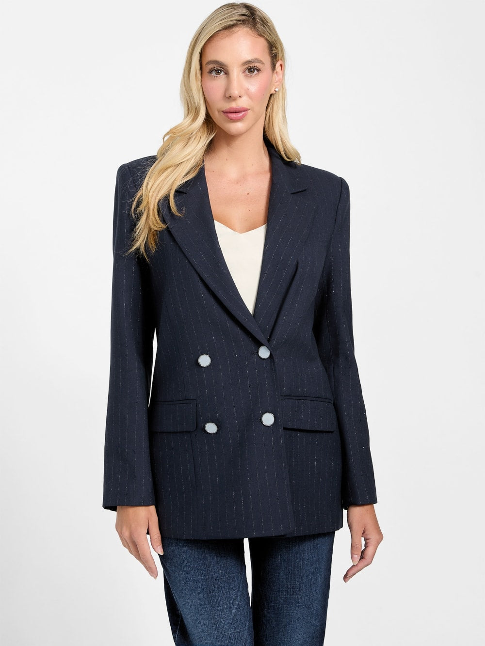 Eco Zanita Double-Breasted Blazer - Guess