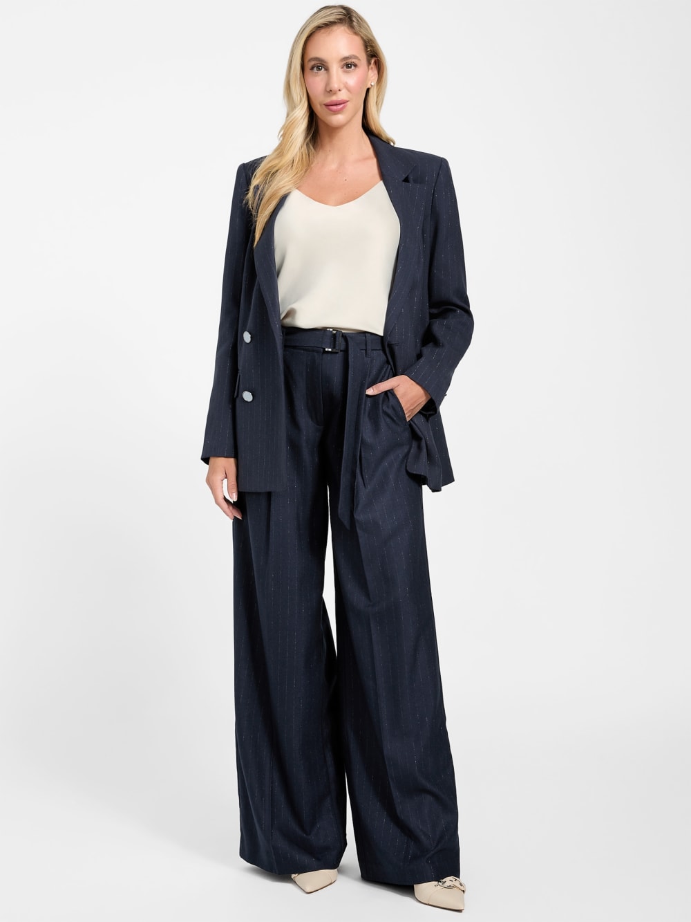 Eco Zanita Double-Breasted Blazer - Guess