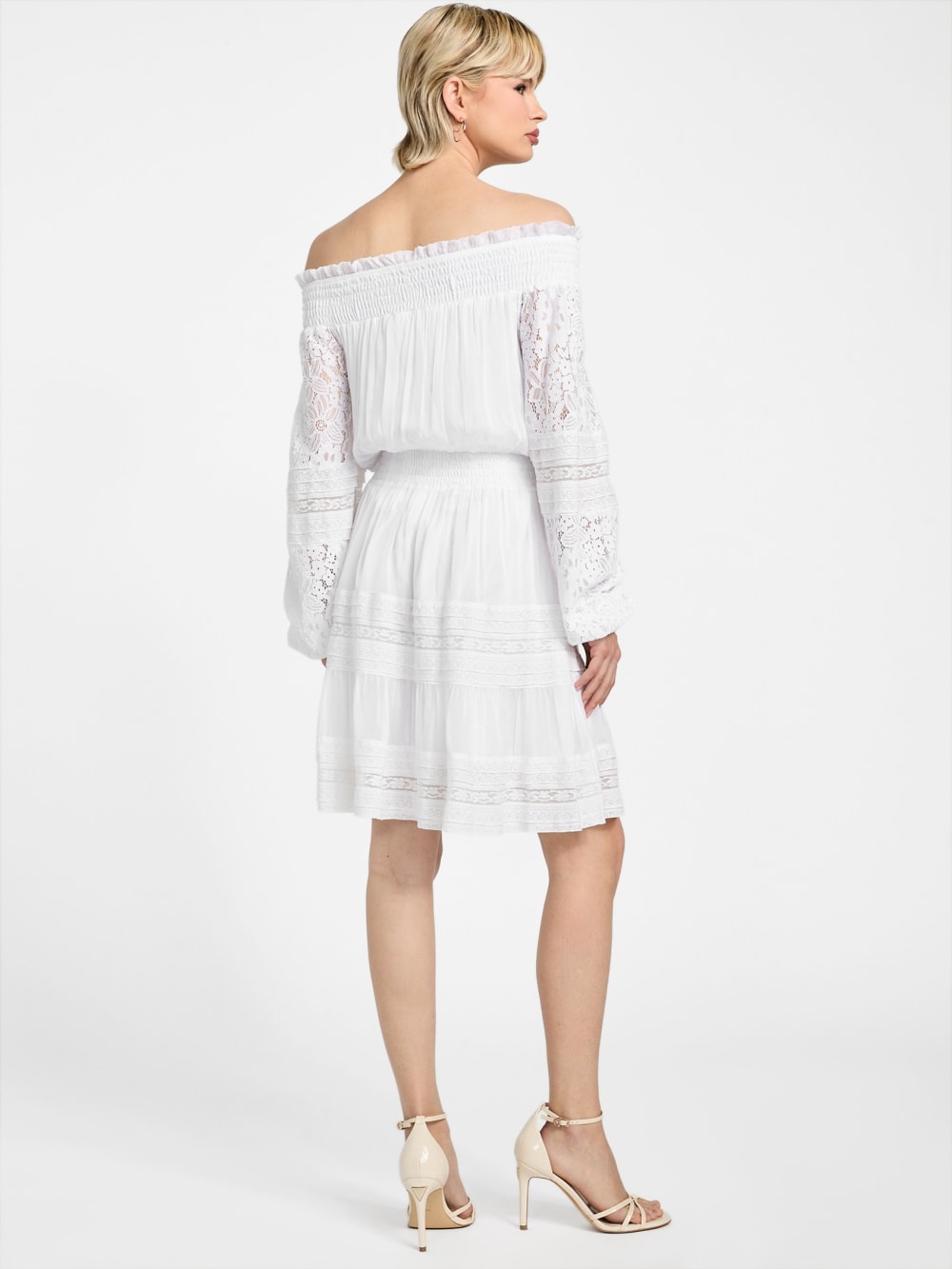Audrey Off-the-Shoulder Mini Dress - Guess