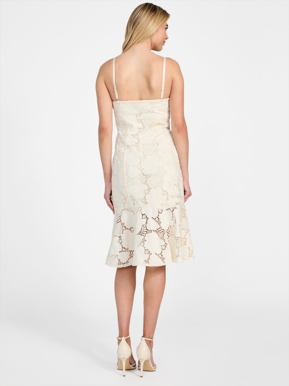 Maisy Strapless Lace Dress - Guess