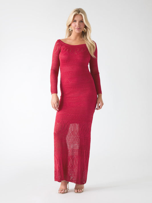 Hydra Maxi Sweater Dress - Guess