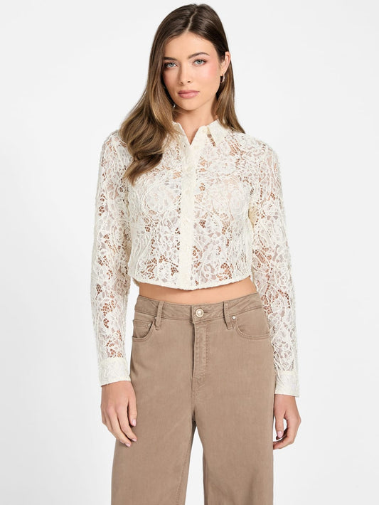 Eco Imani Lace Top - Guess