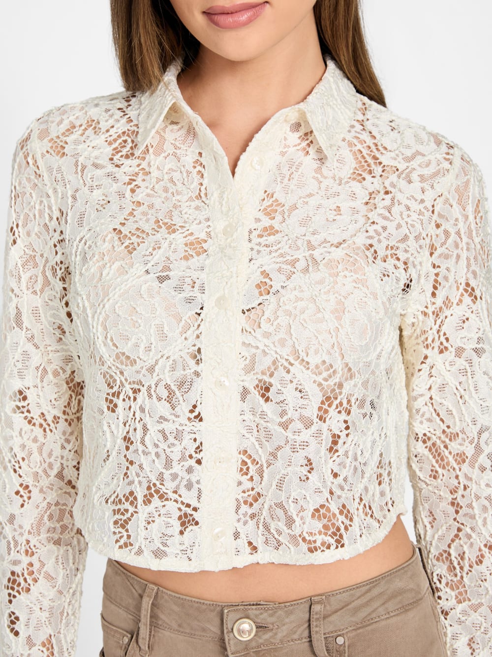 Eco Imani Lace Top - Guess