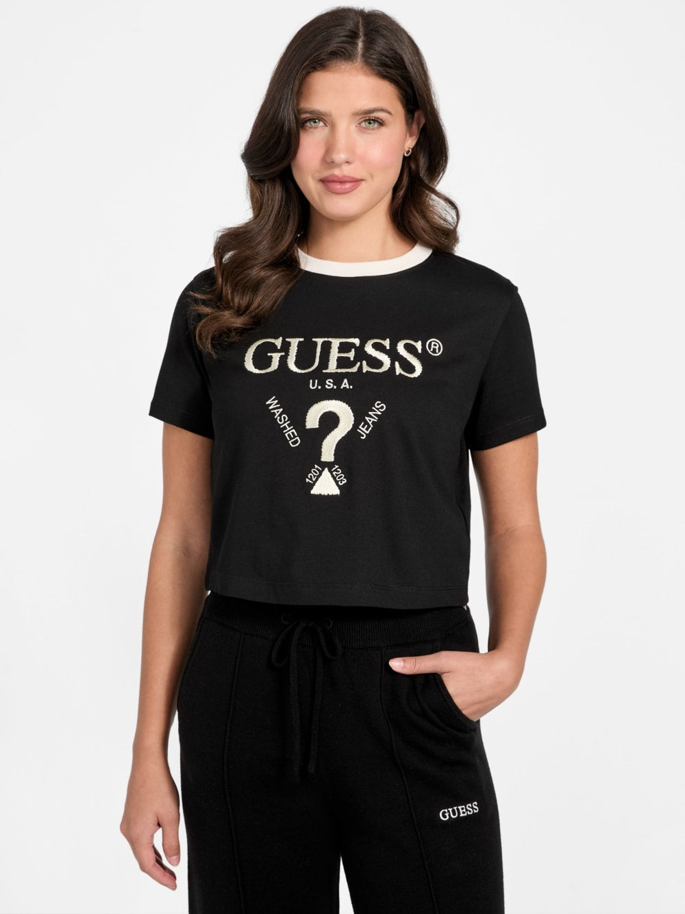 Eco Filanta Crop Tee - Guess