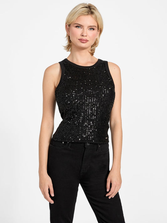 Alexia Sequin Tank Top - Guess