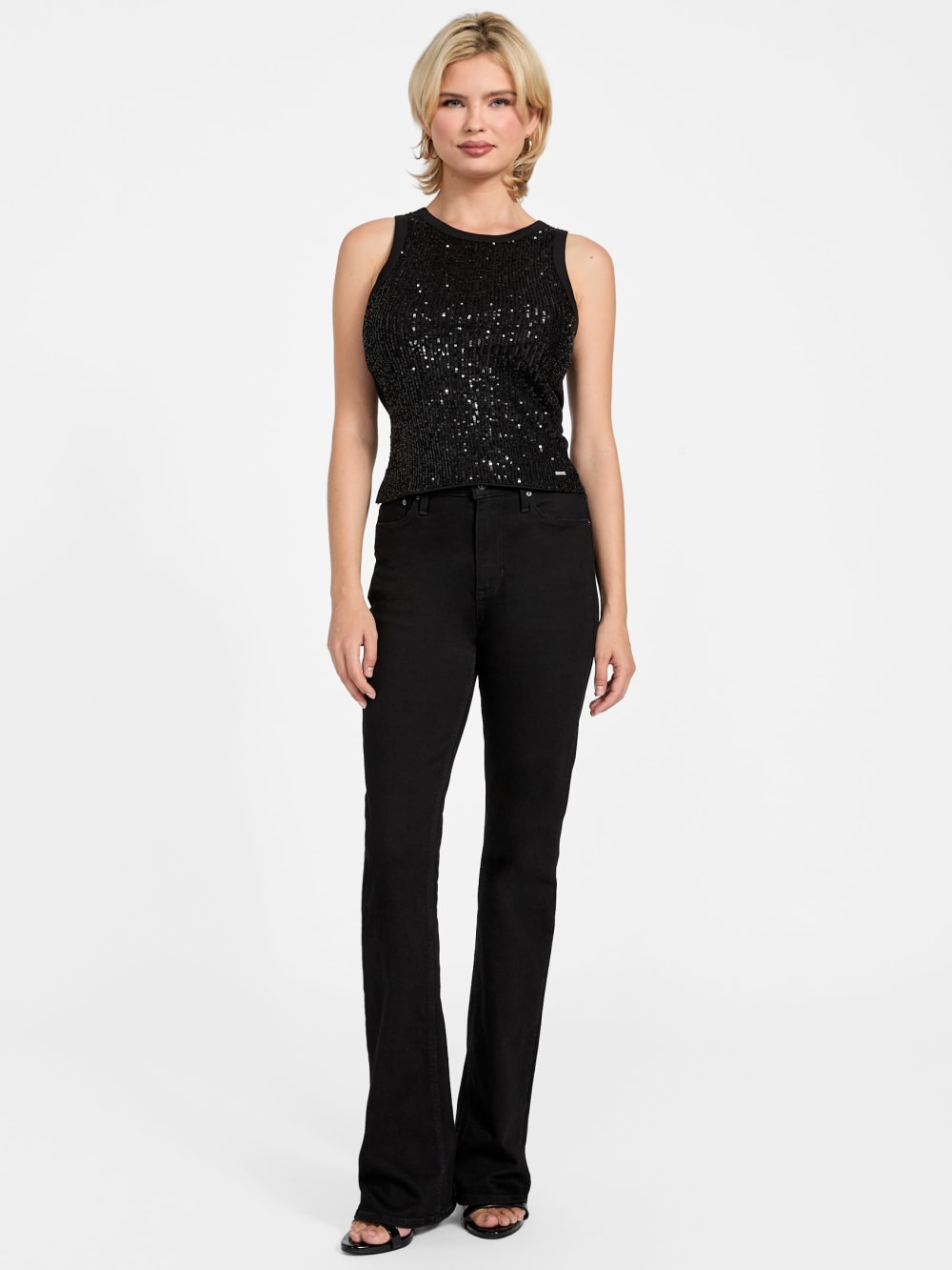 Alexia Sequin Tank Top - Guess