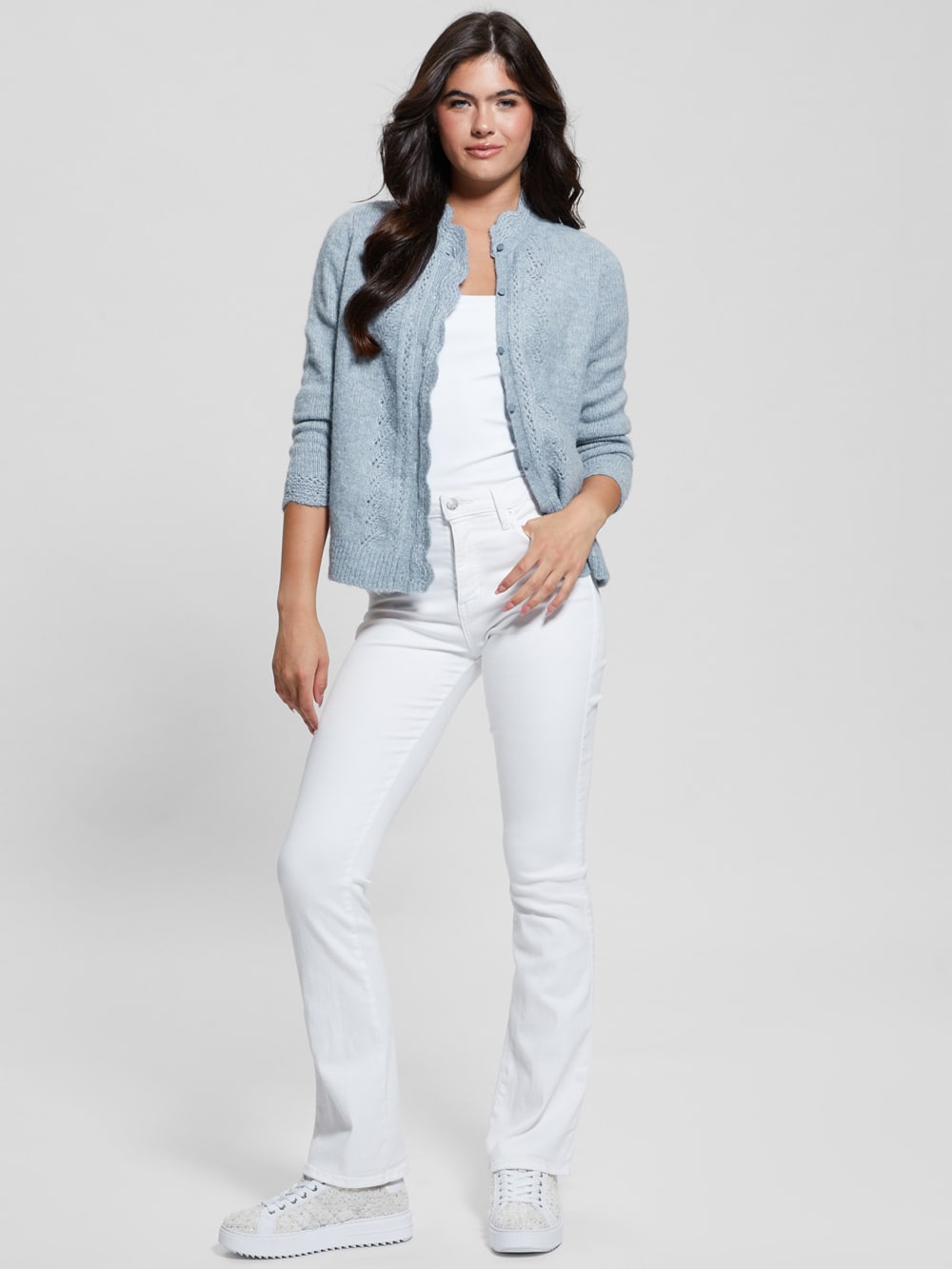 Eco Macie Crochet Cardigan - Guess