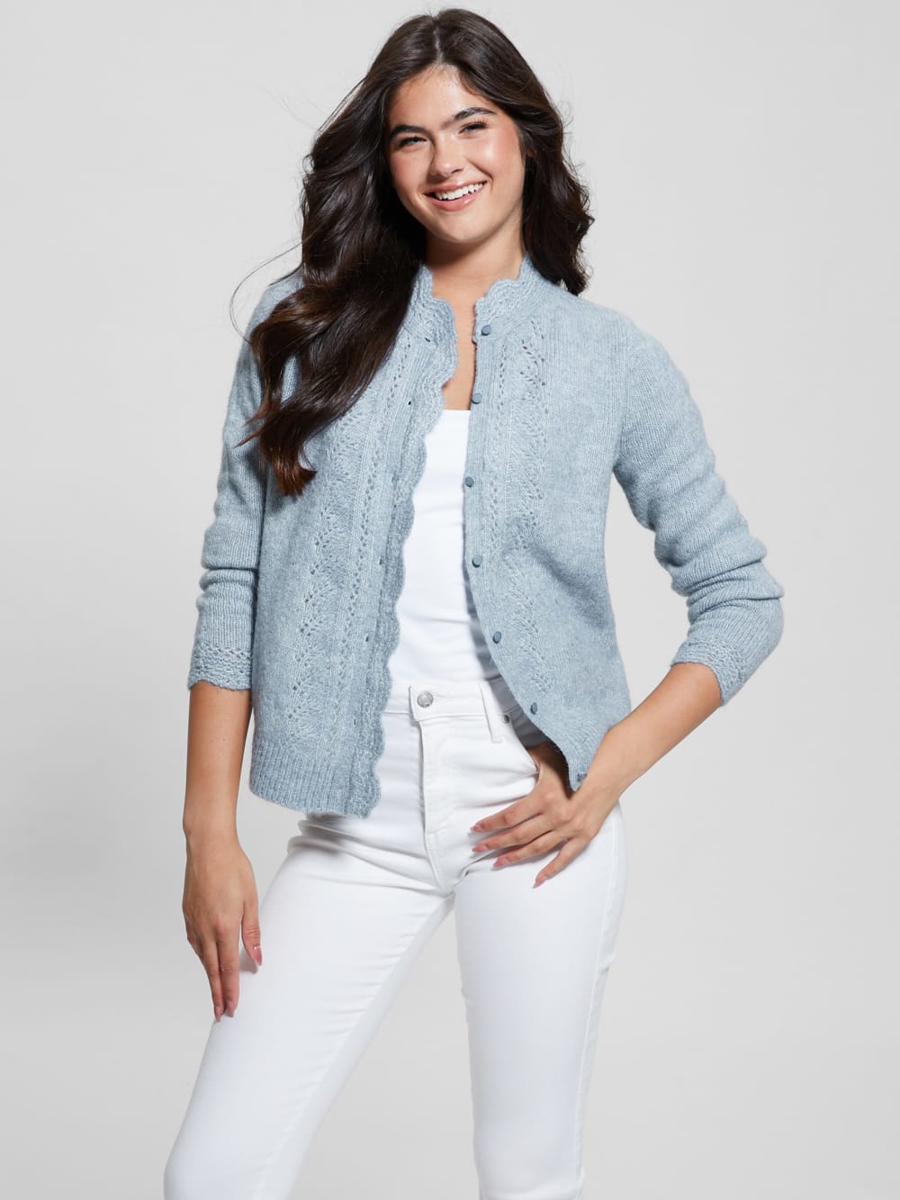 Eco Macie Crochet Cardigan - Guess