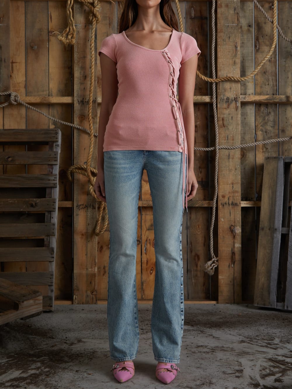 rib tie-top - Guess