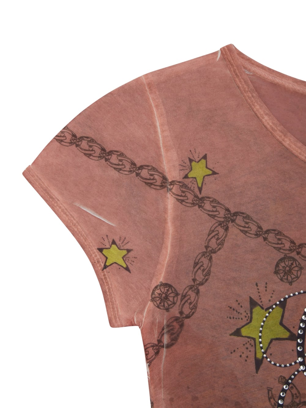 Graphic Star Wing Tee - Guess