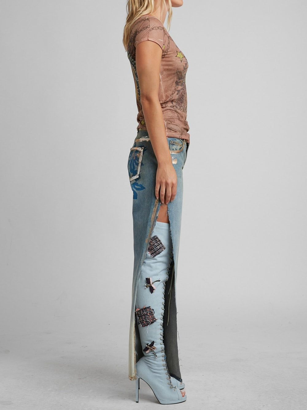 Graphic Star Wing Tee - Guess