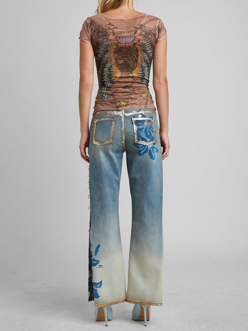 Graphic Star Wing Tee - Guess