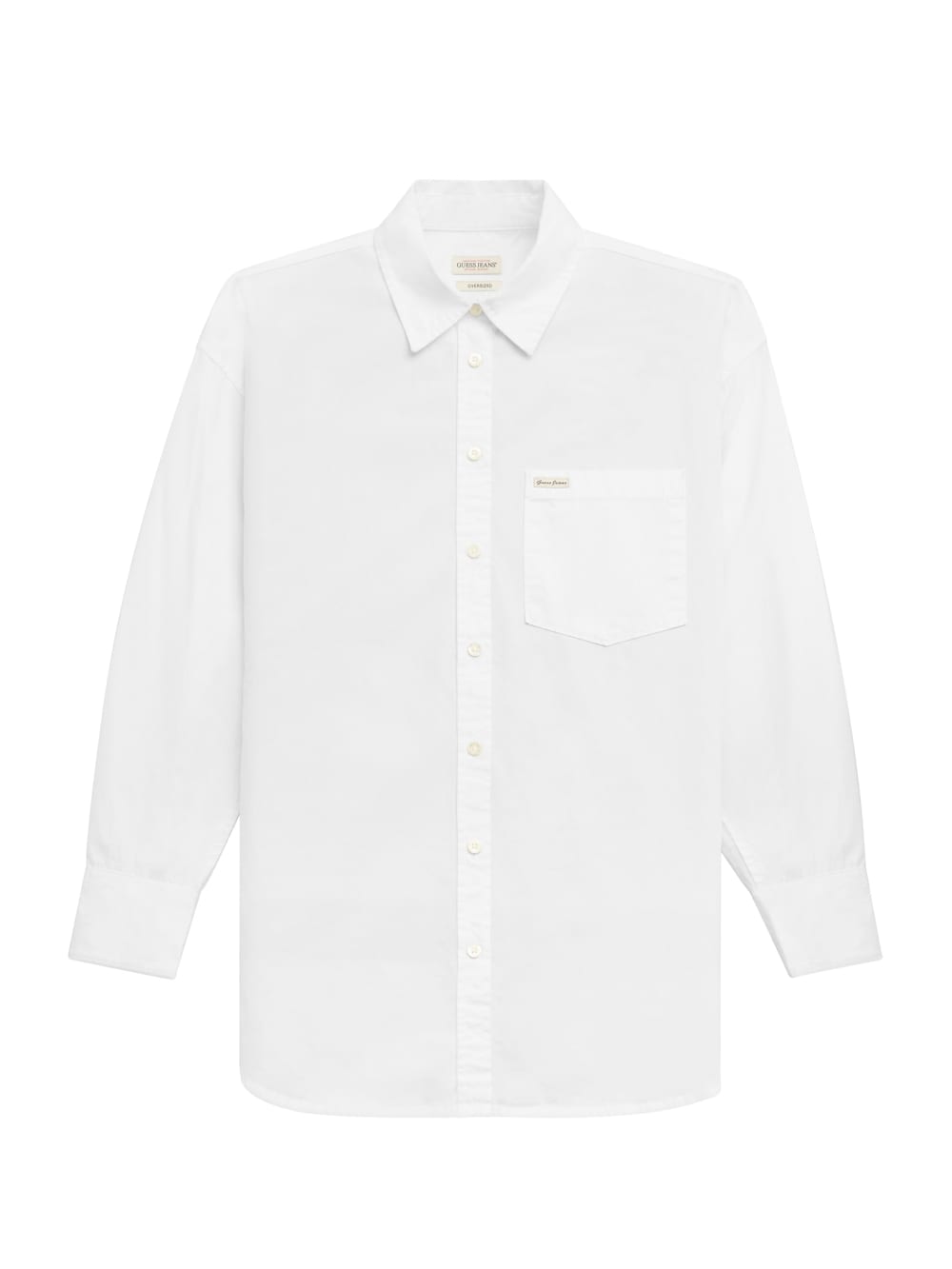 Oversized Long-Sleeve Pocket Shirt - Guess