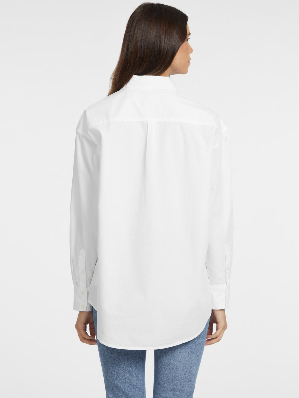 Oversized Long-Sleeve Pocket Shirt - Guess