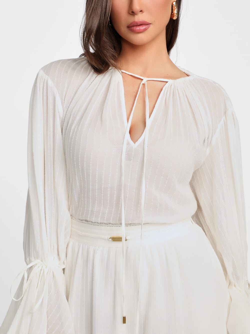 Eco Elsa Peasant Blouse - Guess