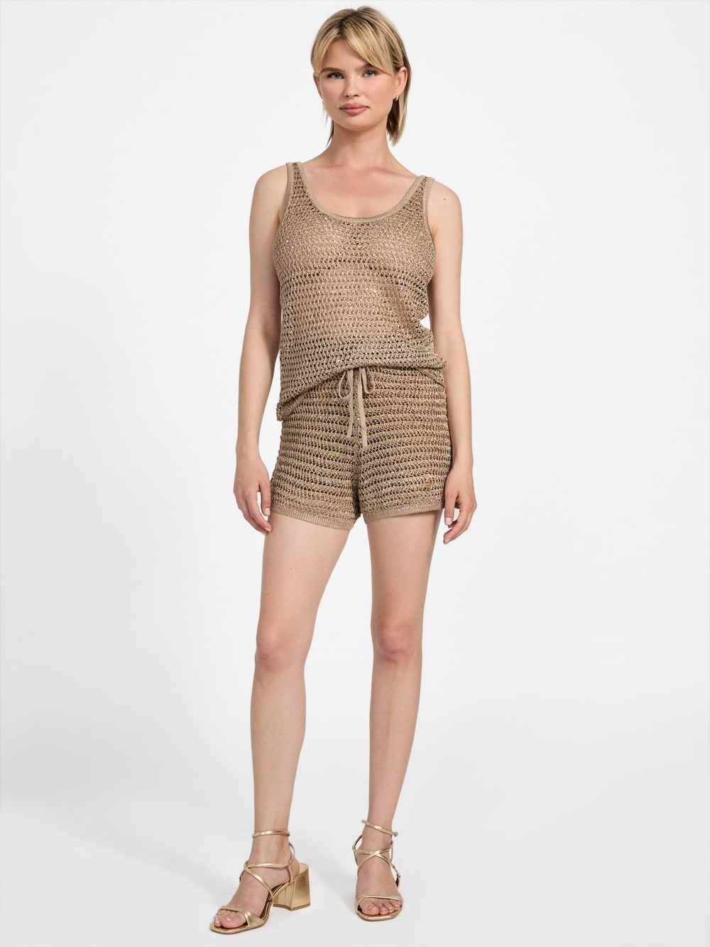 Ava Open-Stitch Tank - Guess