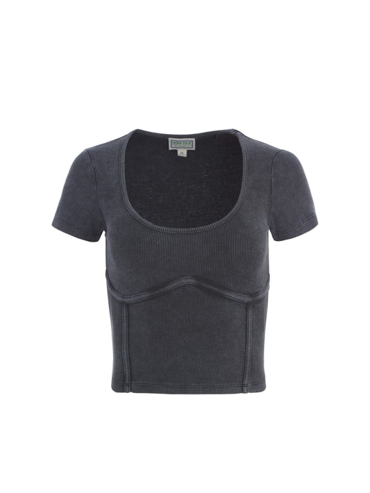 washed rib top - Guess
