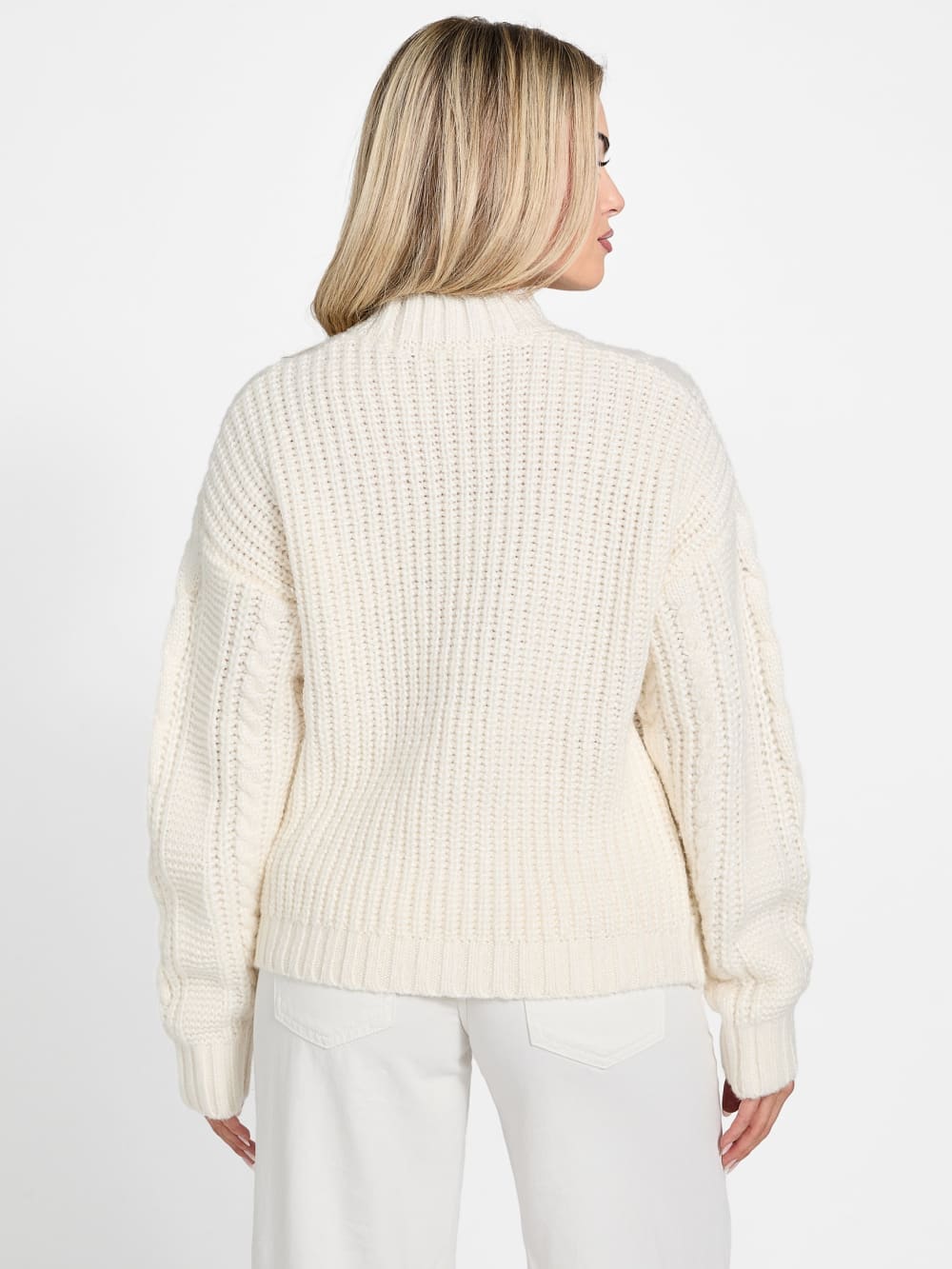 Eco Nathalie Cable-Knit Sweater - Guess