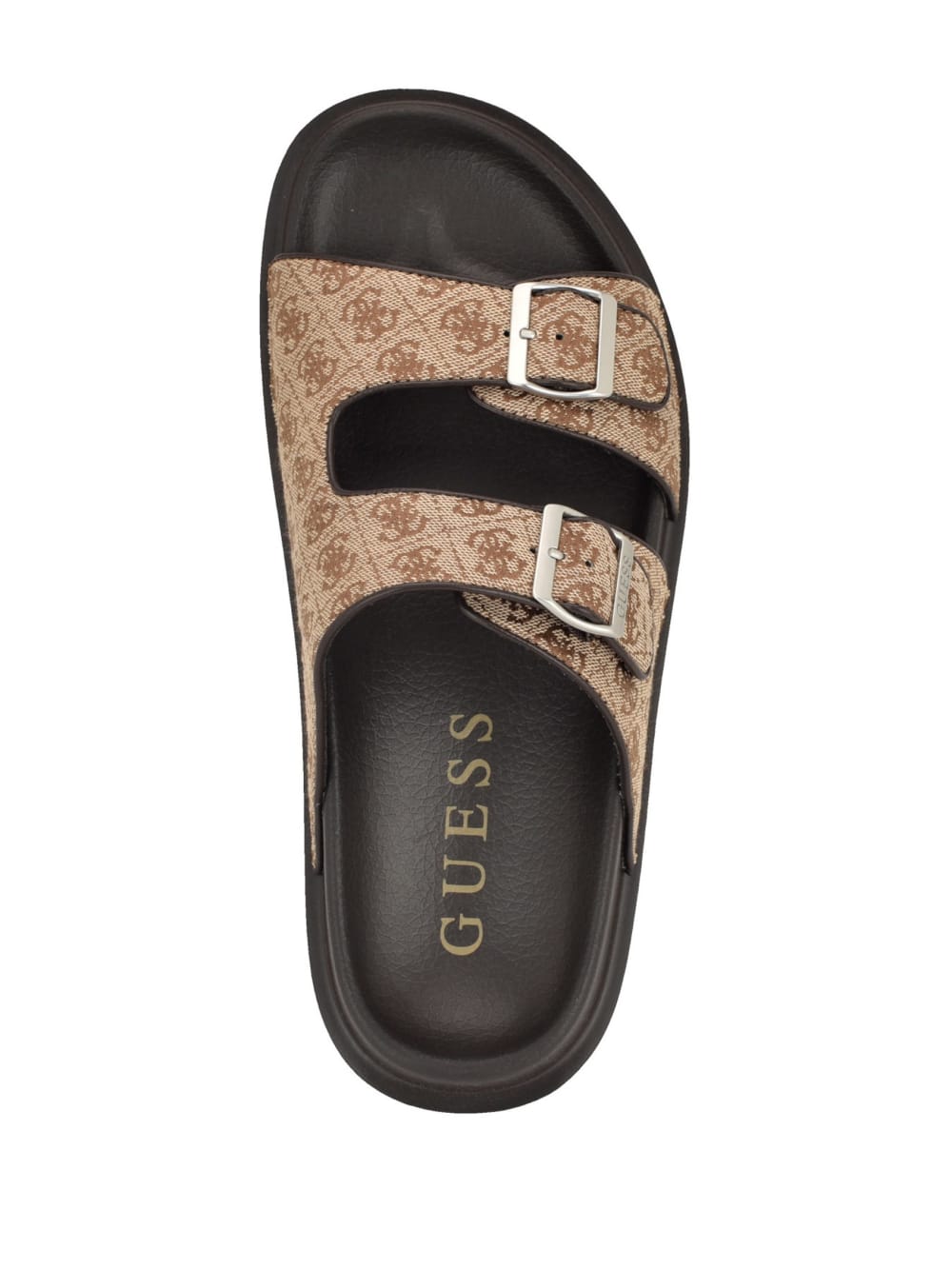 Verone Jacquard Quattro G Dual Stap Slides - Guess