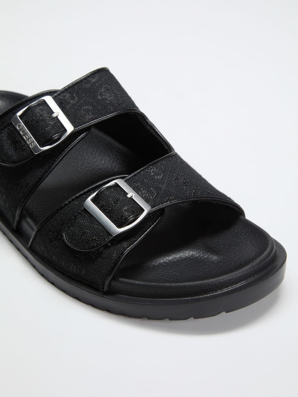 Verone Jacquard Quattro G Dual Stap Slides - Guess