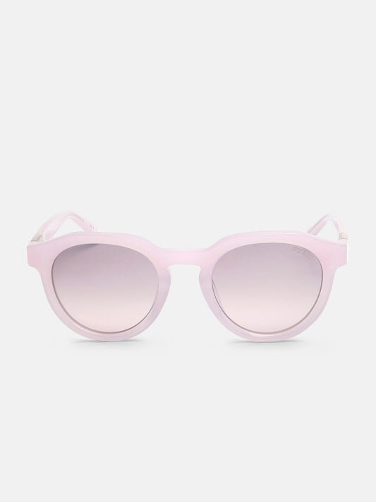 Oversized Round Plastic Sunglasses - Guess