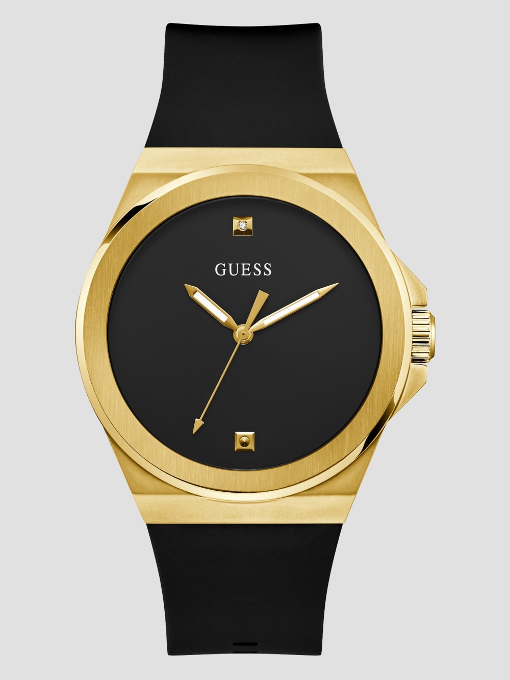 Two-Tone Silicon Analog Watch - Guess
