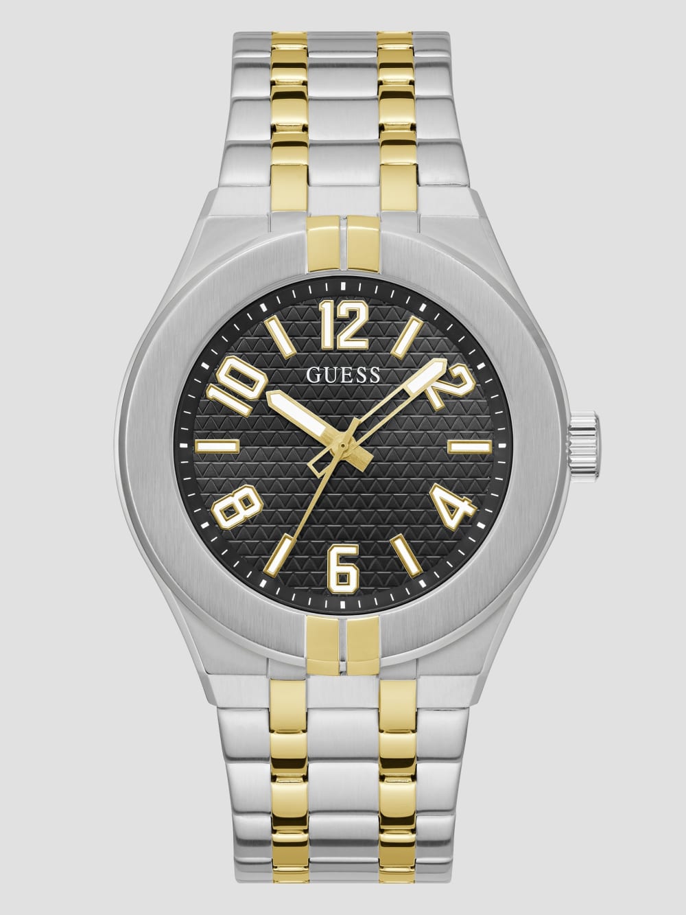 Gold and Silver-Tone Analog Watch - Guess